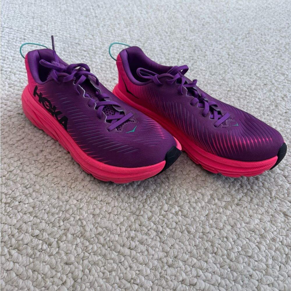 Hoka Women's Vibrant Purple and Pink Athletic Shoes